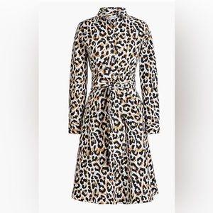J.Crew Factory - Animal print shirt dress
